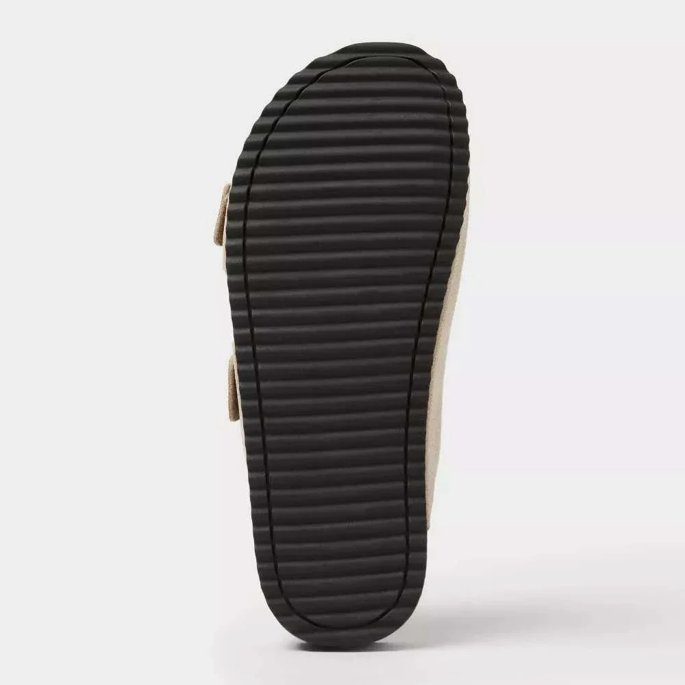 Men's Saul Suede Two Band Sandals Goodfellow & Co Tan Size 9 New With Tags